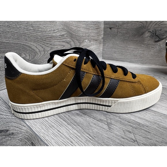 adidas Daily 3.0 Skate Sneakers Shoes Copper Brown Suede Mens Size 7